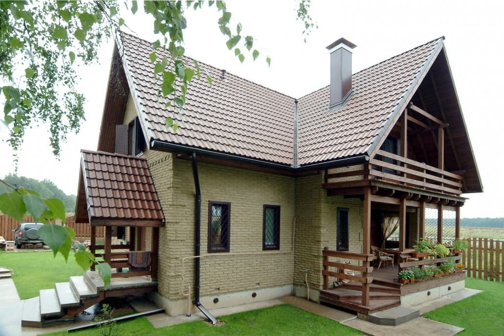 Проект каркасного дома с мансардой Звенигород XL под ключ от компании БАКО